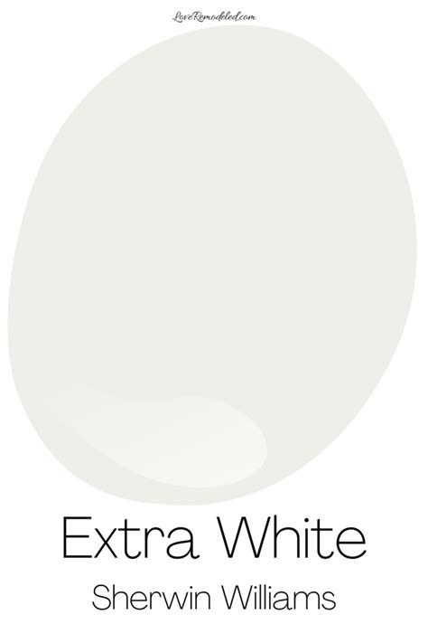 sherwin williams extra white